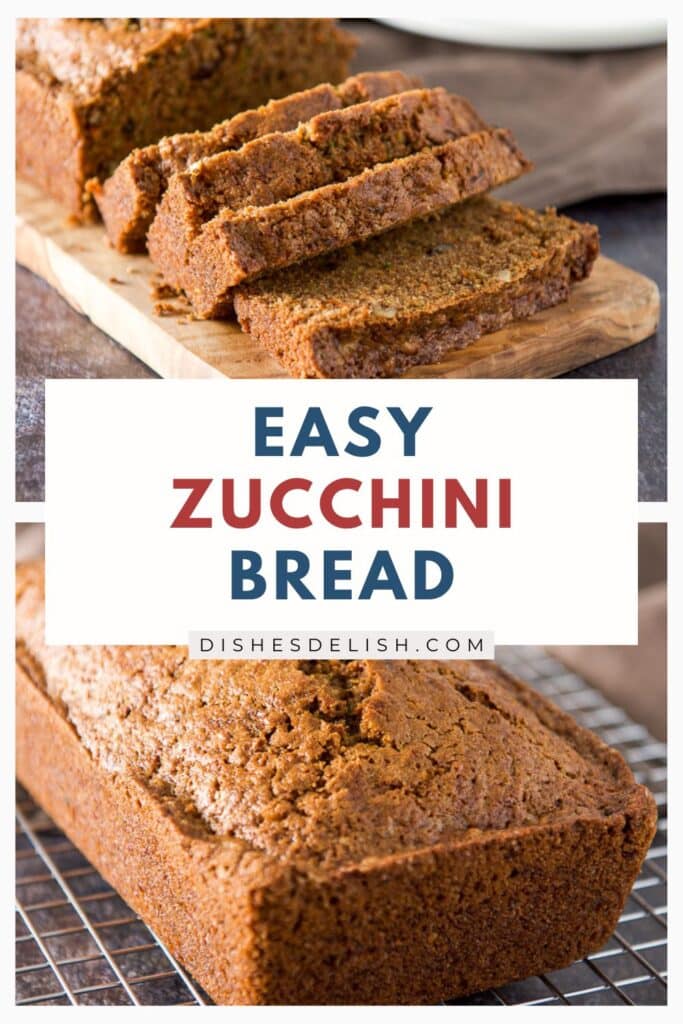 easy zucchini bread pin