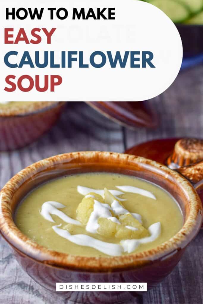 easy cauliflower soup pin