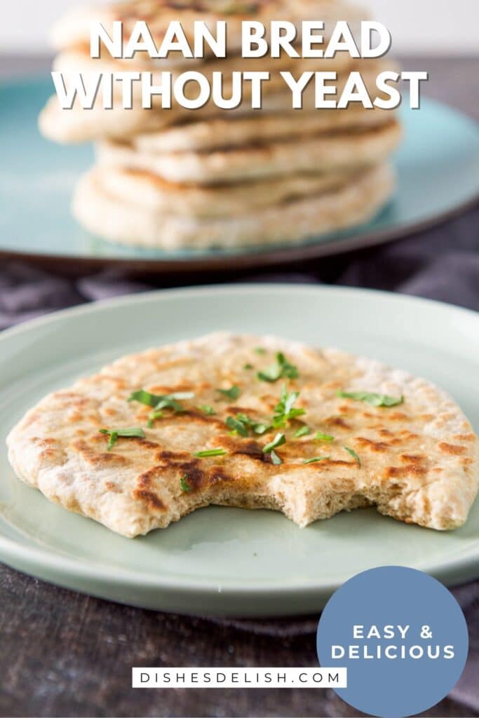 naan bread recipe without yeast pin 3